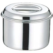 保存容器・キャニスター CLO 18-8浅型キッチンポット10cm(0.5L)手無