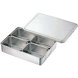 調味料・スパイスラック CLO 18-8 0号プレスヤクミ入 角4ヶ入