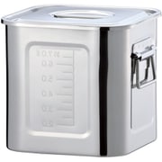 AG 18-8目盛付角キッチンポット 22.5cm(10.8L) [保存容器・キャニスター]