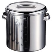 保存容器・キャニスター AG 18-8深型キッチンポット(目盛無) 36cm(36.0L)
