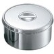 調味料入れ 18-8丸型ヤクミ入 ツマミ付 18cm