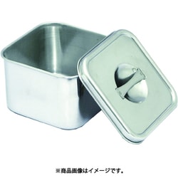調味料入れ 18-8角型ヤクミ入 16cm