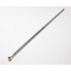マドラー 18-10 ブロアムマドラー(玉=金メッキ)230mm
