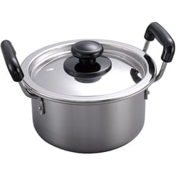 両手鍋 18-0モリブデン実用鍋 両手 27cm(7.2L)
