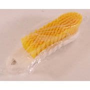 スポンジ・たわし入れ シンクブラシ《ハード》イエロー