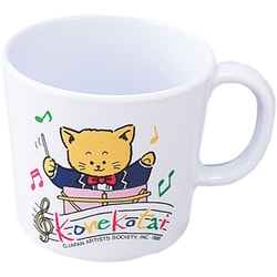 マグカップ 片手コップ こねこたいピンク L-115