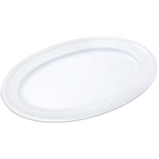 中皿 給食用食器 小判皿 18インチ PW-10白