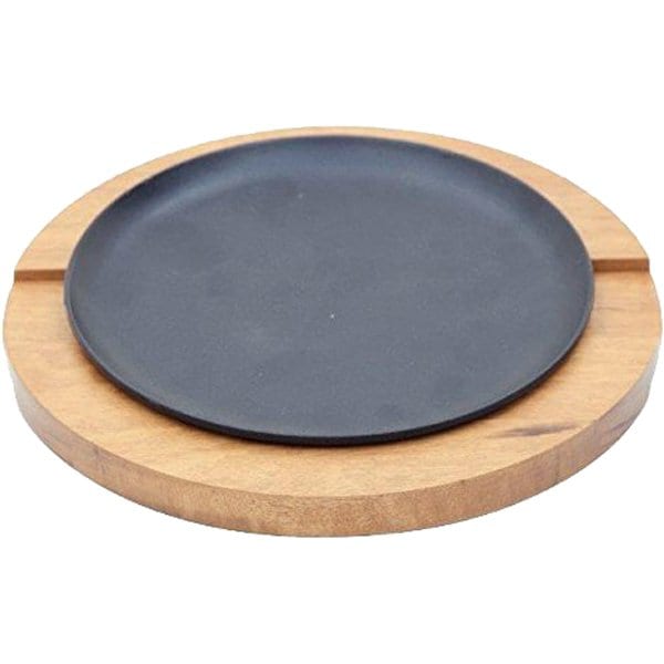 シェラスコ 丸ステーキ鉄板セット 098 ステーキ皿