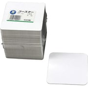 №105 白無地角コースター90x90(1mm)100枚入 [コースター]