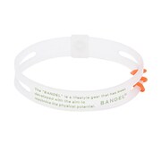 CL19-GHT-B-01 ホワイト LL [ゴーストブレスレット01 ホワイト LLサイズ（20.5cm）]