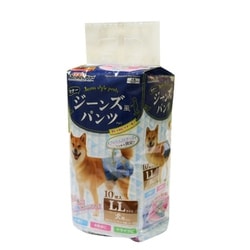 ジーンズ風パンツ LL 10枚入り 胴まわり：40～58cm