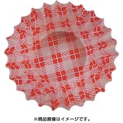 紙ケース ライトタイプ 赤チェック 朝顔 500枚 [弁当用品]