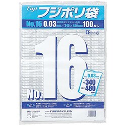 一般ポリ袋 フジ ポリ袋 №16(500枚入)