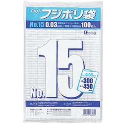 ヨドバシ.com - フジナップ FUJINAP フジ ポリ袋 №15(1000枚入) [一般ポリ袋] 通販【全品無料配達】