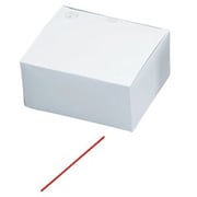 カクテルストロー 15cm(φ3.5)赤 1000本入 [ストロー]