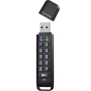 セキュリティUSBメモリー パスワードボタン付き 64GB ED-HB3/64G