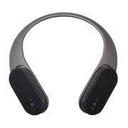 パッシブラジエーター搭載 2WAYサウンドネックBluetoothスピーカー OWL-BTSP08-BK