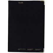 手帳 2019年12月はじまり B6サイズ バーチカル式 POST BLACK COT-46746