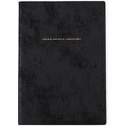 手帳 2019年12月はじまり B6サイズ バーチカル式 LAND BLACK COT-46751
