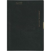手帳 2019年12月はじまり A5サイズ レフト式 UTOPIA BLACK COT-46768