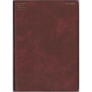 手帳 2019年12月はじまり B6サイズ レフト式 MARBLE WINE COT-46797
