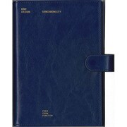 手帳 2019年12月はじまり B6サイズ レフト式 AREA NAVY COT-46808