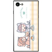 BJ-0023-IP78-PTOG [スクエア型 ガラスケース iPhone 8/7 Boys and girls～cake～]