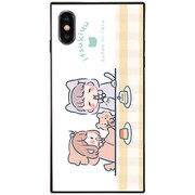 BJ-0023-IP0X-PTOG [スクエア型 ガラスケース iPhone XS/X Boys and girls～cake～]