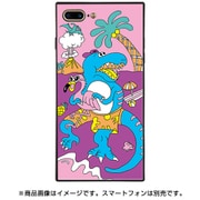BJ-0021-IP7P-PINK [スクエア型 ガラスケース iPhone 8 Plus/7 Plus T.Rex Beach]