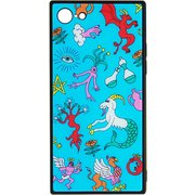 BJ-0021-IP78-BLUE [スクエア型 ガラスケース iPhone 8/7 Alchemy]
