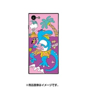 BJ-0021-IP78-PINK [スクエア型 ガラスケース iPhone 8/7 T.Rex Beach]