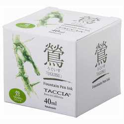 TACCIA 万年筆用インク うぐいす すなおいろ染料 40ml TFPI-WD40-13
