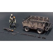 FAV-A06 Sand Armored Trailer Set [1/18スケール 塗装済み可動フィギュア]