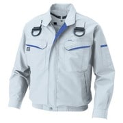 KU90470F [空調風神服 KU90470F 6シルバー L フルハーネス用長袖ブルゾン（レギュラーファン＆バッテリーセット）]