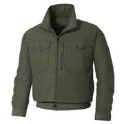 KU95100 [空調風神服 KU95100 47Dグリーン XL 長袖ワークブルゾン（レギュラーファン＆バッテリーセット）]