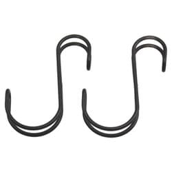 横ブレ安定S字フック 小 ブラック 2個入 95347