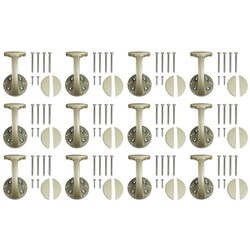 壁付ブラケット脱着タイプ シルバー 12個入 97075