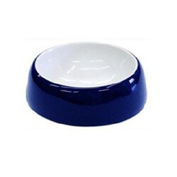 陶食器 2L ネイビー [大型犬用食器]