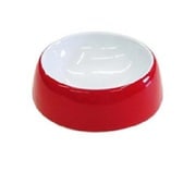 陶食器 3L レッド [大型犬用食器]