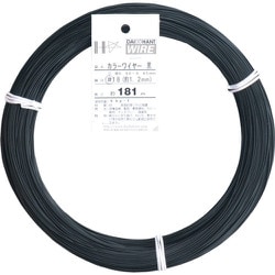 00054025 [ダイドーハント カラーワイヤー 黒 #18 1.2mm 1Kg巻]
