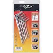 00062 [ボンダス HEX PRO ピボットヘッド六角レンチセット ミリ5本組 3-8mm]