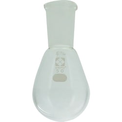 005370-1950 [SIBATA 共通なす形フラスコ 19/38 50ml]