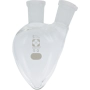005420-1550 [SIBATA 共通二口フラスコ梨型 15-25 50ml]