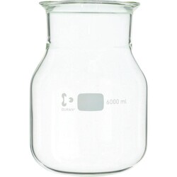 005580-6000 [SIBATA セパラブルフラスコ 150mm 円筒丸底 6L]