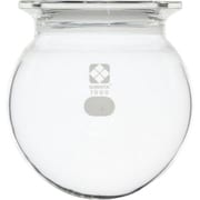 005810-1000 [SIBATA ハリオセパラブルフラスコ丸形 溝付 バンド式 1000ml 85Φ 1個]