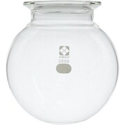 005810-2000 [SIBATA ハリオセパラブルフラスコ丸形 溝付 バンド式 2000ml 85Φ 1個]
