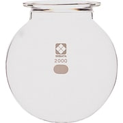 005810-3000 [SIBATA ハリオセパラブルフラスコ丸形 溝付 バンド式 3000ml 85Φ 1個]