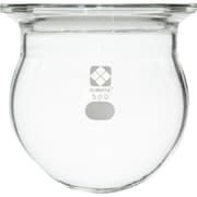 005810-500 [SIBATA ハリオセパラブルフラスコ丸形 溝付 バンド式 500ml 85Φ 1個]