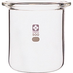 005820-500 [SIBATA ハリオセパラブルフラスコ円筒形 平底タイプ 500ml 85Φ 1個]