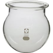 005910-2000 [SIBATA ハリオセパラブルフラスコ丸形 溝付 バンド式 2000ml 120Φ 1個]